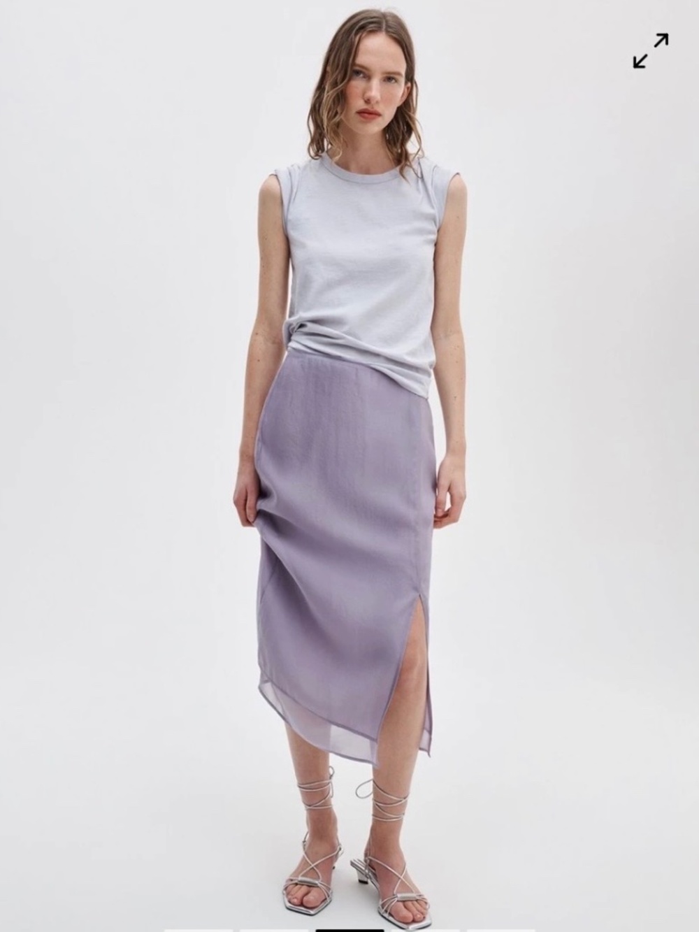 Rag And Bone Slub Purple Tee Shirt